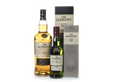 Lot 379 - GLENLIVET MASTER DISTILLERS RESERVE AND 35CL BOTTLE OF GLENLIVET 12 YEARS OLD