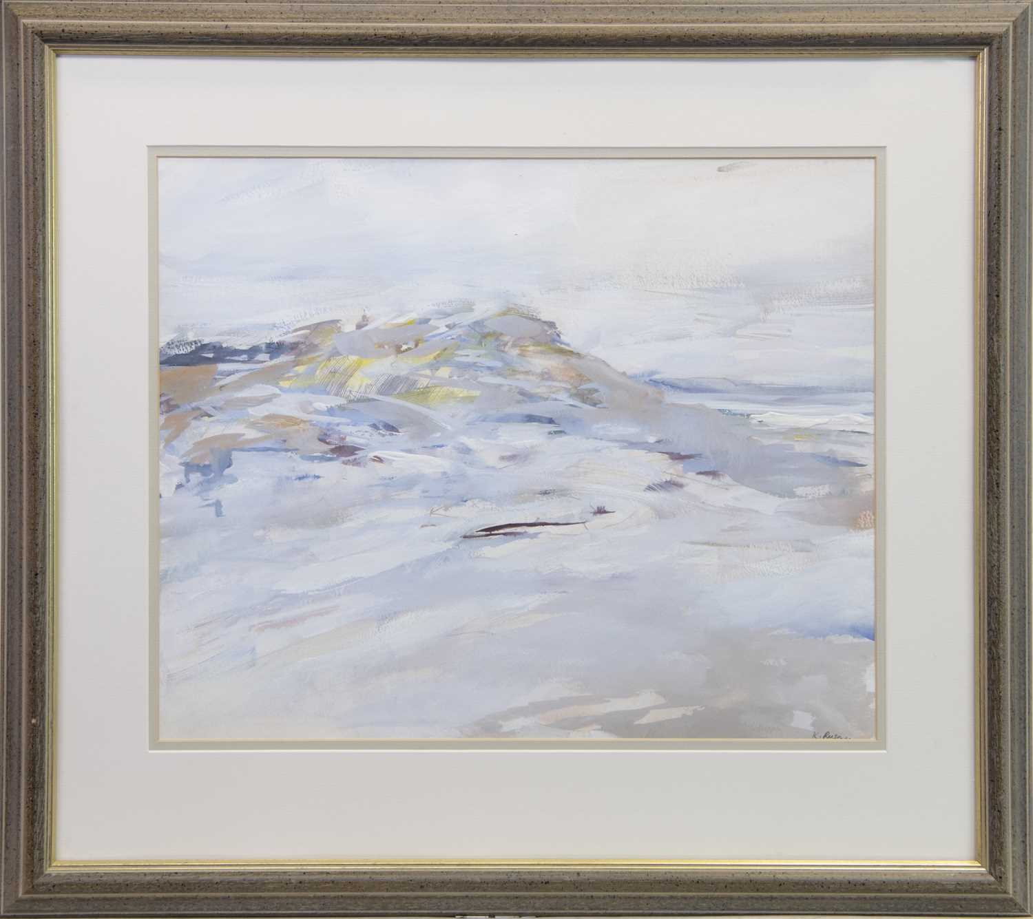 Lot 410 - SANDS I (MORAR), A MIXED MEDIA BY KATHLEEN RUSSELL