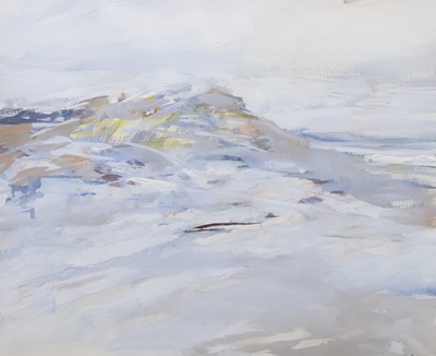 Lot 410 - SANDS I (MORAR), A MIXED MEDIA BY KATHLEEN RUSSELL