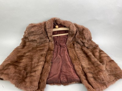 Lot 448 - A COLLECTION OF FUR COATS AND STOLES