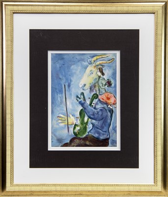 Lot 515 - SPRING, A LITHOGRAPH BY MARC CHAGALL