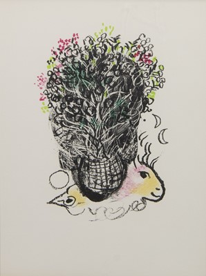 Lot 525 - NEW LIFE, A LITHOGRAPH BY MARC CHAGALL
