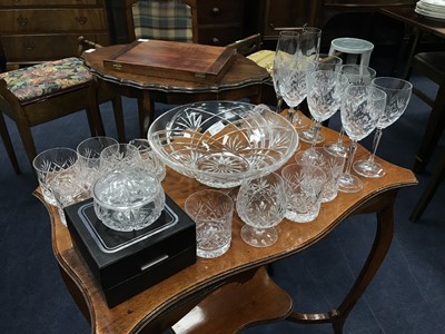 Lot 512 - A LOT OF CRYSTAL WARE