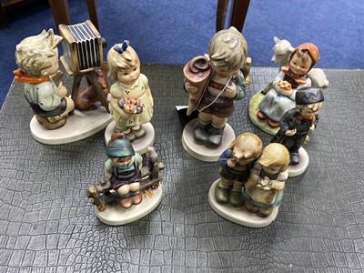 Lot 525 - A LOT OF SEVEN HUMMEL CHILD FIGURES