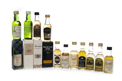 Lot 384 - FIFTEEN MALT WHISKY MINIATURES