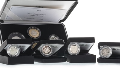 Lot 50 - A COLLECTION OF SILVER PROOF COINS