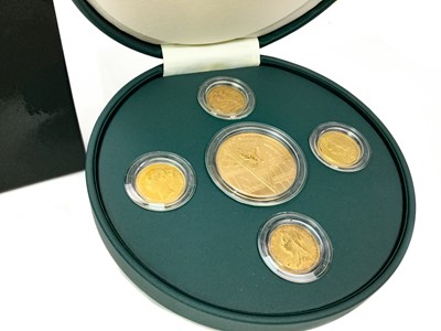 Lot 53 - THE VICTORIAN ANNIVERSARY COLLECTION FIVE COIN SET