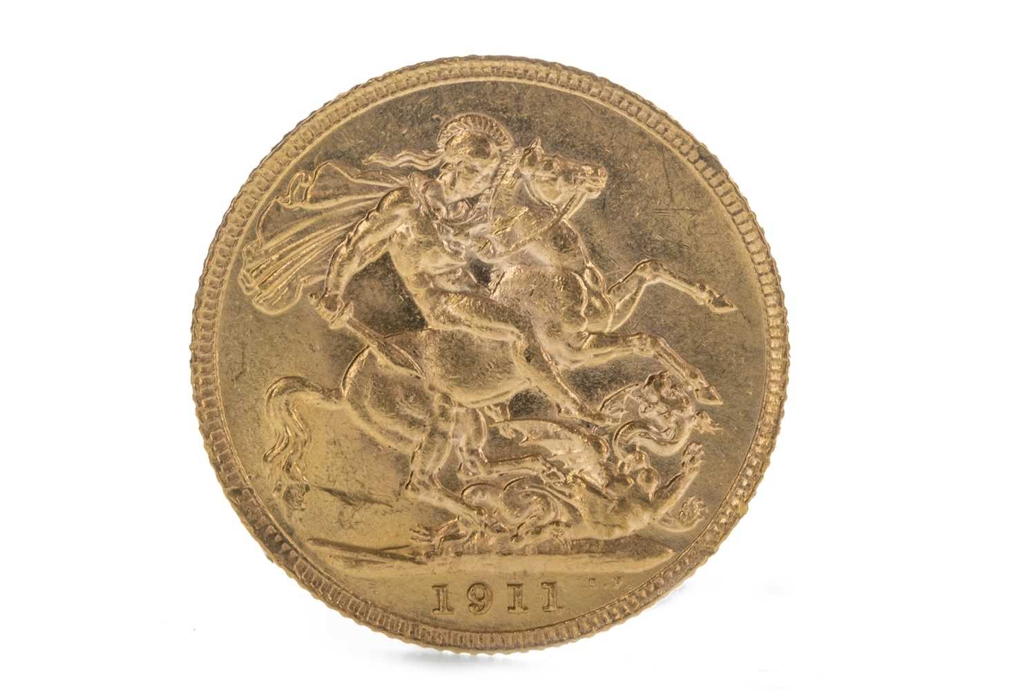 Lot 61 - A GEORGE V (1910 - 1936) GOLD SOVEREIGN DATED 1911