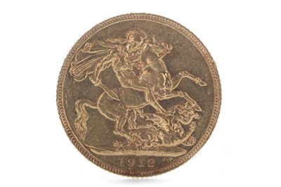Lot 64 - A GEORGE V (1910 - 1936) GOLD SOVEREIGN DATED 1912