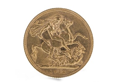 Lot 65 - A GEORGE V (1910 - 1936) GOLD SOVEREIGN DATED 1912