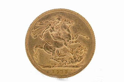 Lot 70 - A GEORGE V (1910 - 1936) GOLD SOVEREIGN DATED 1913