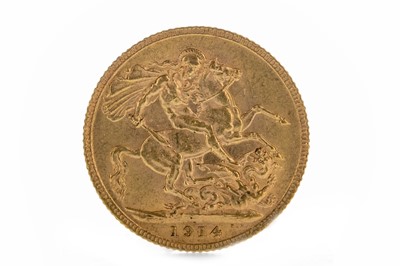 Lot 71 - A GEORGE V (1910 - 1936) GOLD SOVEREIGN DATED 1914