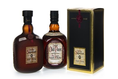 Lot 238 - OLD PARR SUPERIOR AND GRAND OLD PARR AGED 12 YEARS
