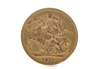 Lot 128 - A GEORGE V (1910 - 1936) GOLD SOVEREIGN DATED 1912