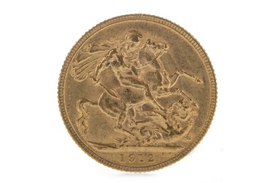 Lot 129 - A GEORGE V (1910 - 1936) GOLD SOVEREIGN DATED 1912