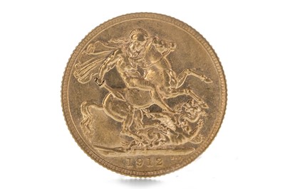 Lot 131 - A GEORGE V (1910 - 1936) GOLD SOVEREIGN DATED 1912
