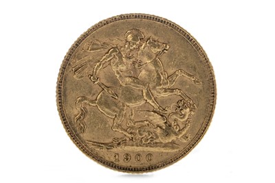 Lot 157 - A QUEEN VICTORIA (1837 - 1901) GOLD SOVEREIGN DATED 1900