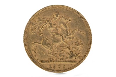 Lot 159 - A QUEEN VICTORIA (1837 - 1901) GOLD SOVEREIGN DATED 1901