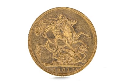 Lot 160 - A QUEEN VICTORIA (1837 - 1901) GOLD SOVEREIGN DATED 1901