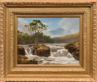 Lot 1556 - EDMUND WARD GILL (ENGLISH 1820 - 1894), RIVER...