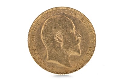 Lot 173 - AN EDWARD VII (1901 - 1910) GOLD SOVEREIGN DATED 1908