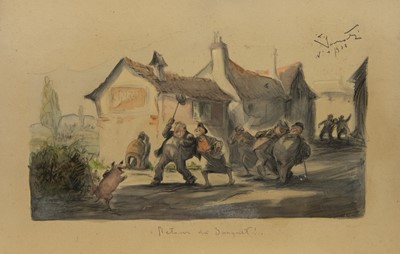 Lot 475 - A GROUP OF FRENCH CARTOONS