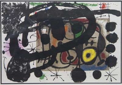 Lot 863 - FIVE LITHOGRAPHS BY JOAN MIRO