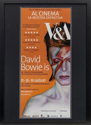 Lot 556 - V&A POSTER FOR DAVID BOWIE EXHIBITION