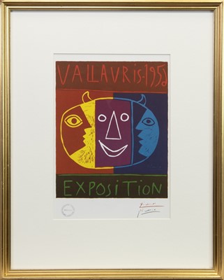 Lot 557 - VALLAVRIS EXHIBITION LITHOGRAPH BY PABLO PICASSO