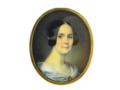 Lot 1337 - PORTRAIT OF EMILIE FRASER, BY ALESSANDRO CITTADINI