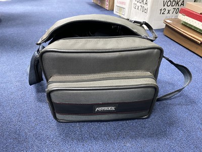 Lot 335 - A PENTAX CAMERA ALONG WITH OTHER CAMERAS AND CAMERA ACCESSORIES