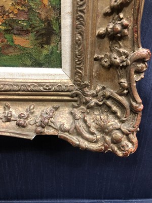 Lot 101 - THE HEDGEHOG, AN OIL BY WILLIAM STEWART MACGEORGE