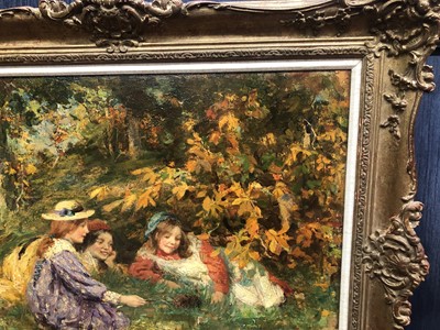 Lot 101 - THE HEDGEHOG, AN OIL BY WILLIAM STEWART MACGEORGE