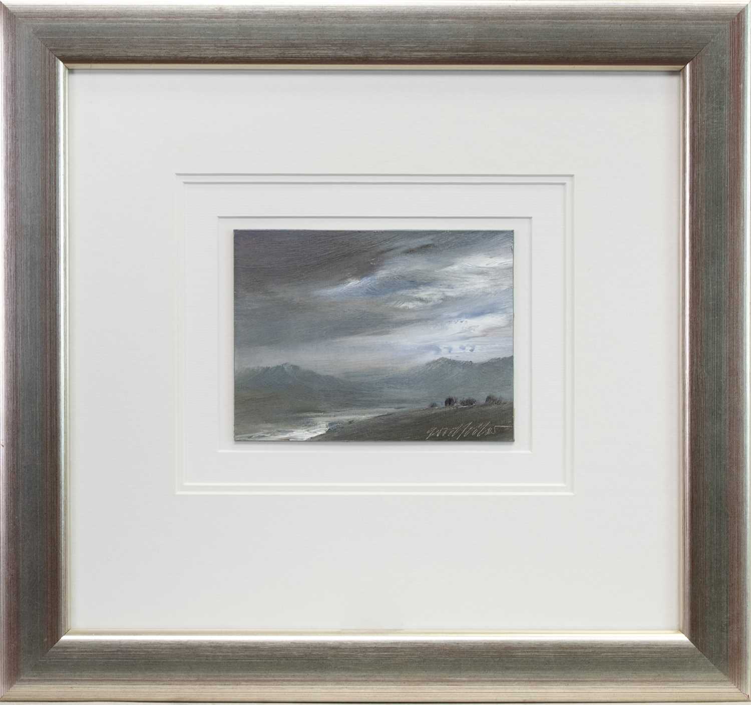 Lot 528 - GLOAMING STRATHCONNON, AN OIL BY PETER GOODFELLOW