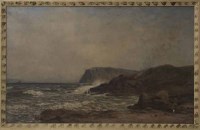 Lot 1590 - D CAMERON, COASTAL VIEW oil on canvas, signed...