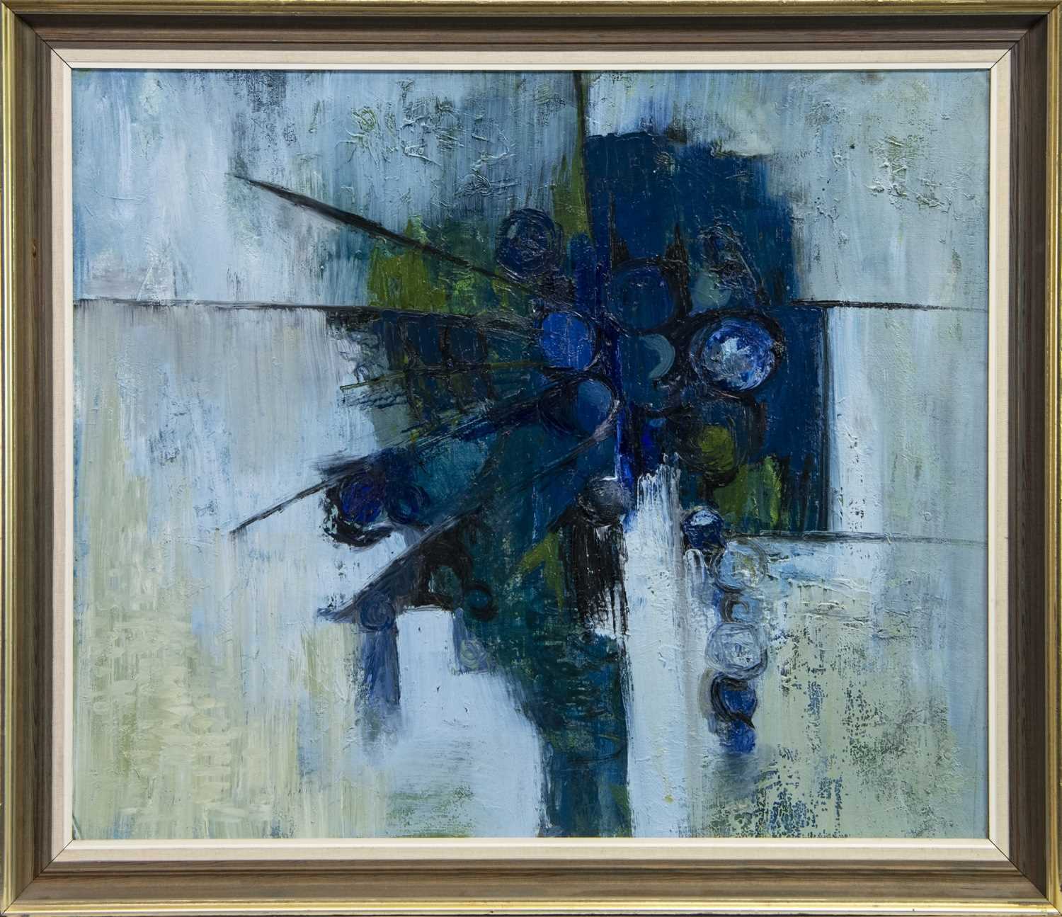 Lot 430 - AN ABSTRACT OIL BY FREIDA EWART SCOTT