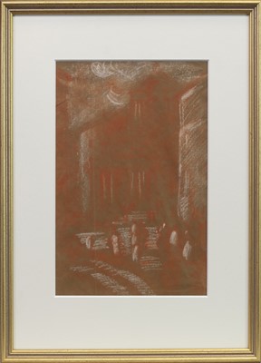 Lot 94 - CHURCH IN ROME, A WATERCOLOUR BY CHRISTOPHER WOOD