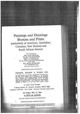 Lot 115 - RED GOBLET, A GOUACHE BY MORRIS COLE GRAVES