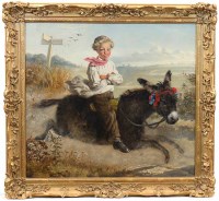 Lot 1596 - IRISH SCHOOL (LATE 19TH CENTURY), YOUNG GIRL...