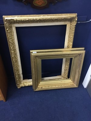 Lot 98 - A LOT OF TWO VICTORIAN GILT PICTURE FRAMES