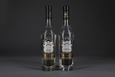 Lot 1492 - TWO BOTTLES OF SMIRNOFF BLACK LABEL