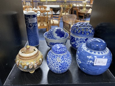 Lot 367 - A LOT OF EASTERN AND OTHER CERAMICS