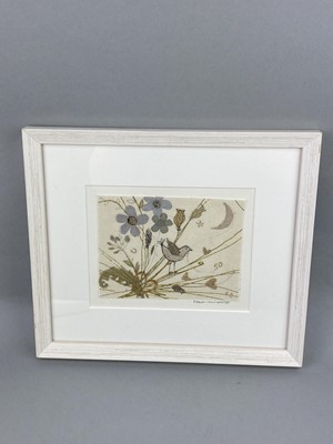 Lot 86 - A PAIR OF EMBROIDERIES BY FIONA CAMPBELL