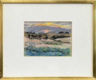 Lot 545 - SUNSET, MONTROSE, A PASTEL BY ANNE DONALD