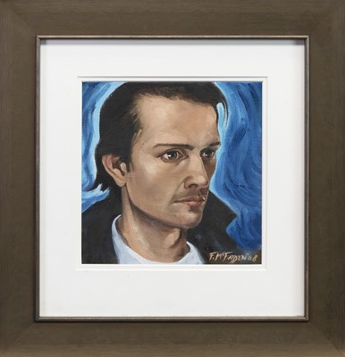 Lot 680 - GREASER, AN OIL BY FRANK MCFDDEN