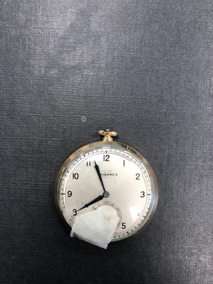 Lot 1727 - JIMMY MCMENEMY - HIS TAVANNES OPEN FACE POCKET WATCH AND ANOTHER