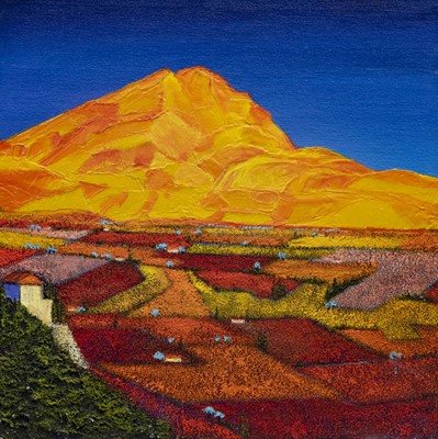 Lot 681 - MONTE SAINTE, VICTROIRE, A MIXED MEDIA BY RONNIE FORD