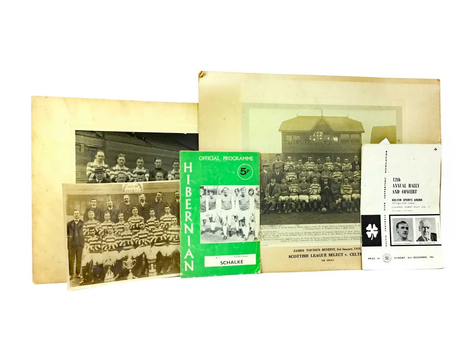 Lot 1728 - A LOT OF THREE EARLY 20TH CENTURY CELTIC F.C. TEAM PHOTOGRAPHS