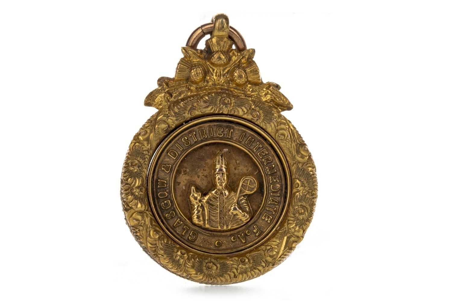 Lot 1731 - HARRY MCMENEMY - GLASGOW & DISTRICT INTERMEDIATE F.A. CHALLENGE CUP WINNERS GOLD MEDAL 1931