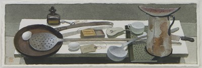 Lot 32 - LONG HANDLED SPOON, A WATERCOLOUR AND GOUACHE BY JAMES MCNAUGHT